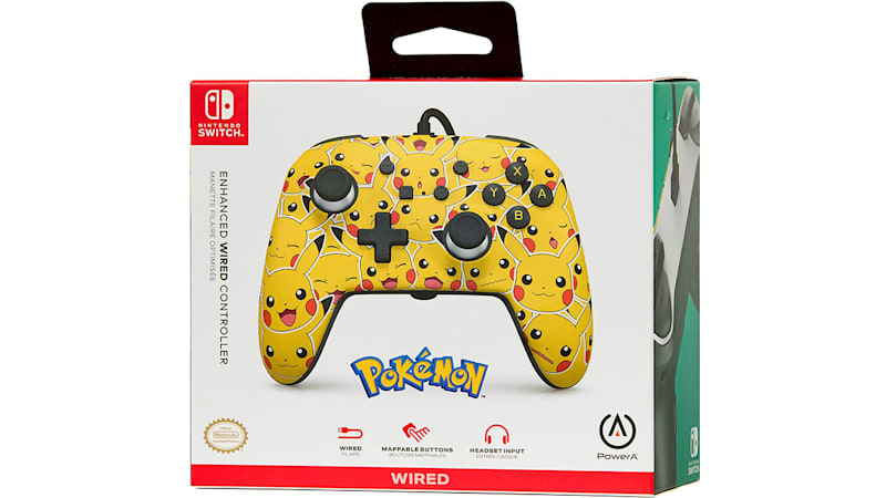Enhanced Wired Controller for Nintendo Switch Pikachu Moods